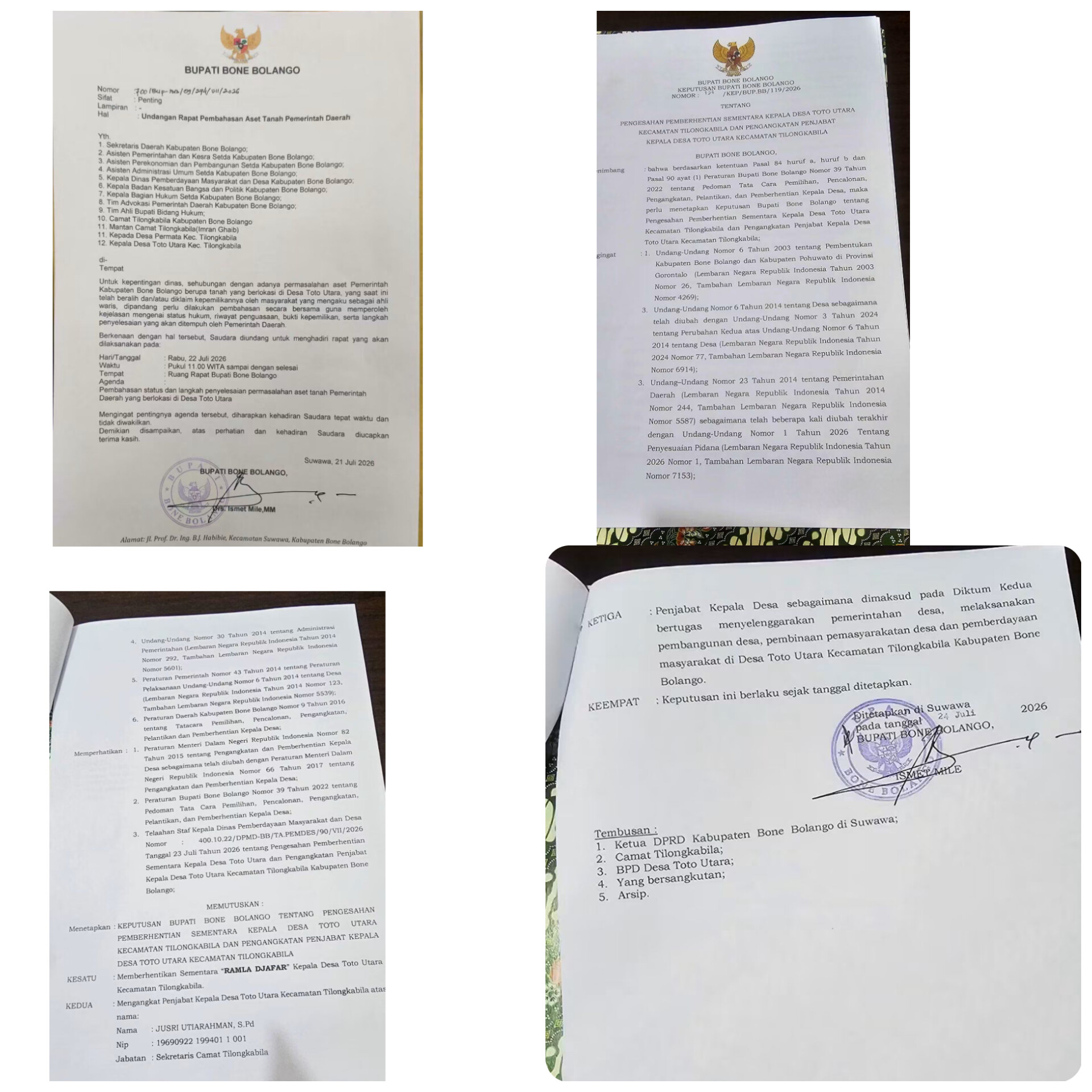 Dinonaktifkan Setelah Tolak Batalkan Surat Tanah, Kades Toto Utara Buka Suara: Ada Kejanggalan Aset 29 Ribu Jadi 80 Ribu M2